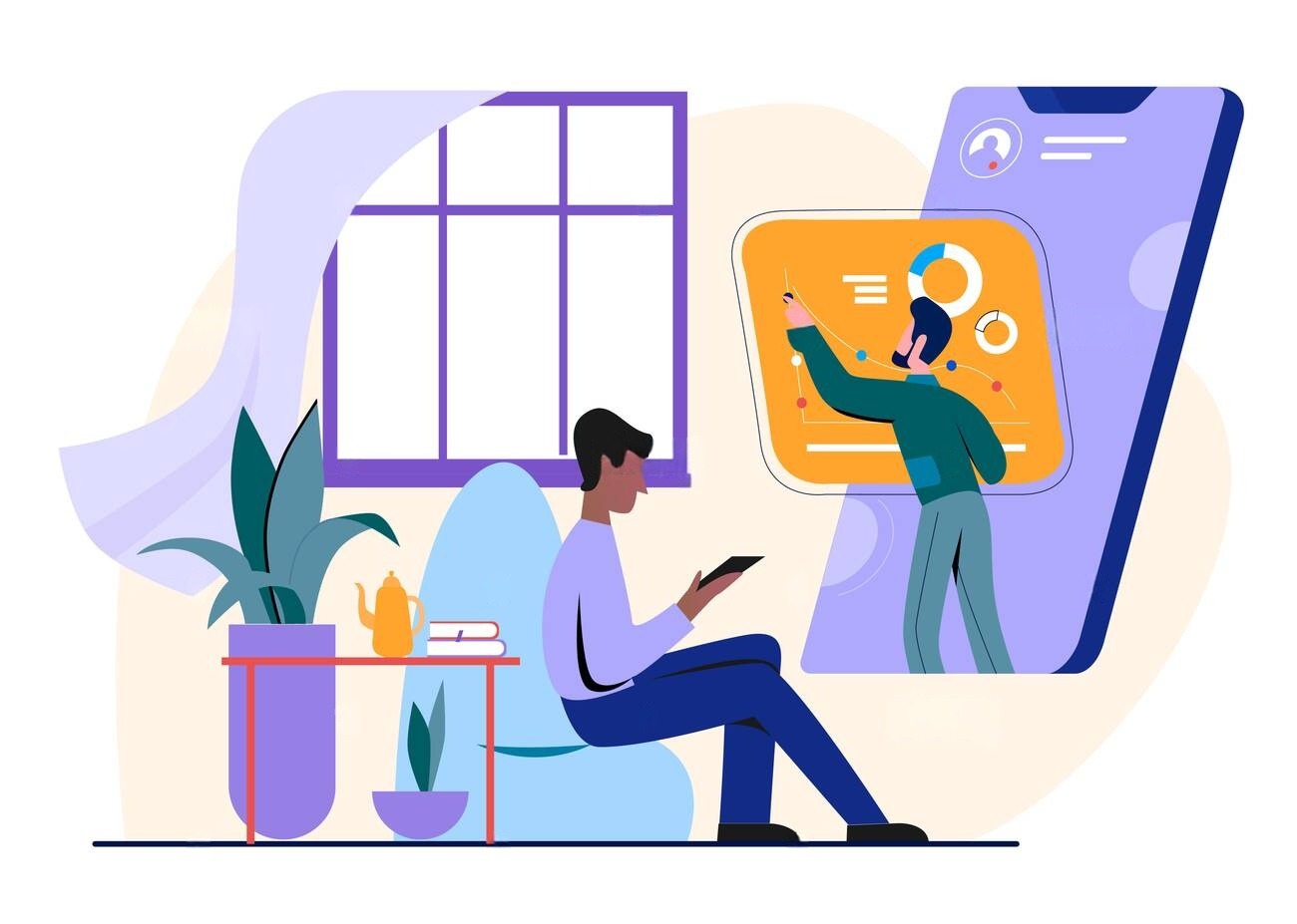 Student Login Illustration